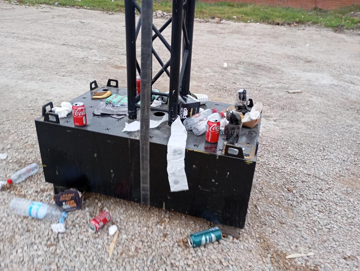 basuras recinto ferial leganes