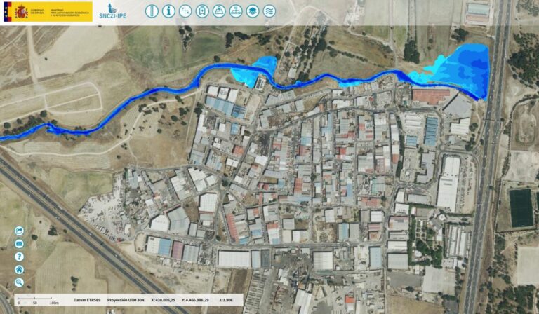 Leganés en la mira: 3 zonas en riesgo de inundación en la próxima década