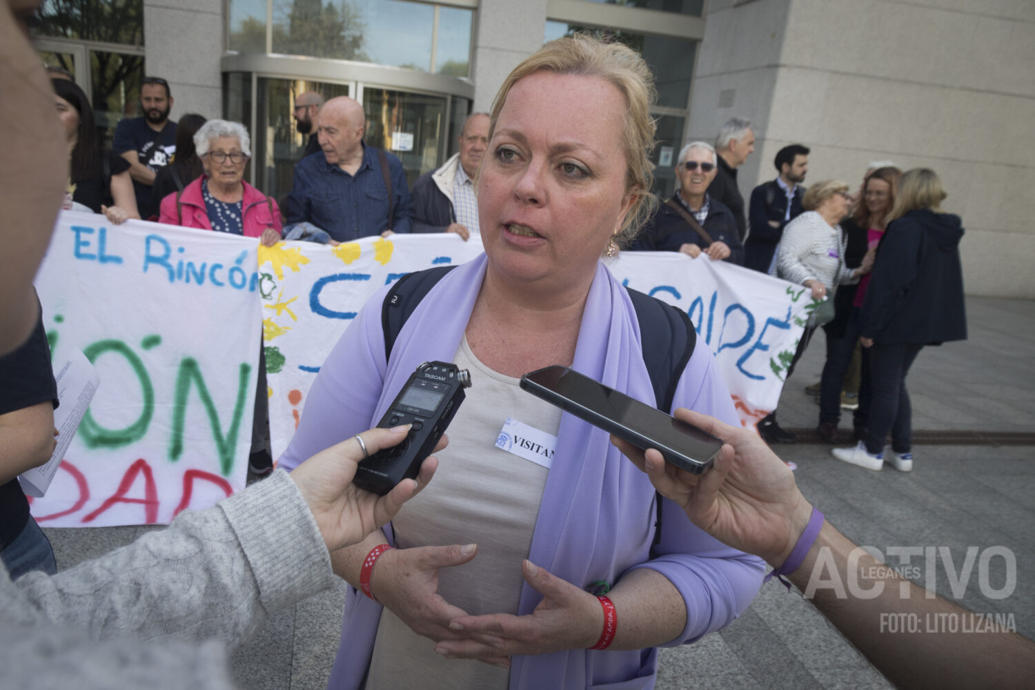 manifestación concentración escuelas infantiles pleno leganés mari carmen morillas fapa fines de los rros