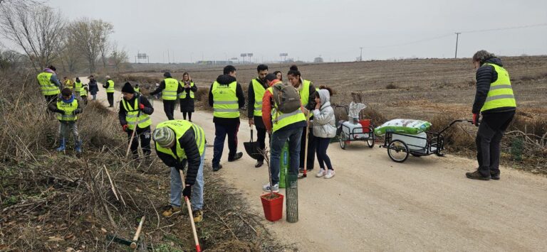 «Biciplantadores», la iniciativa de Más Madrid para reforestar Leganés
