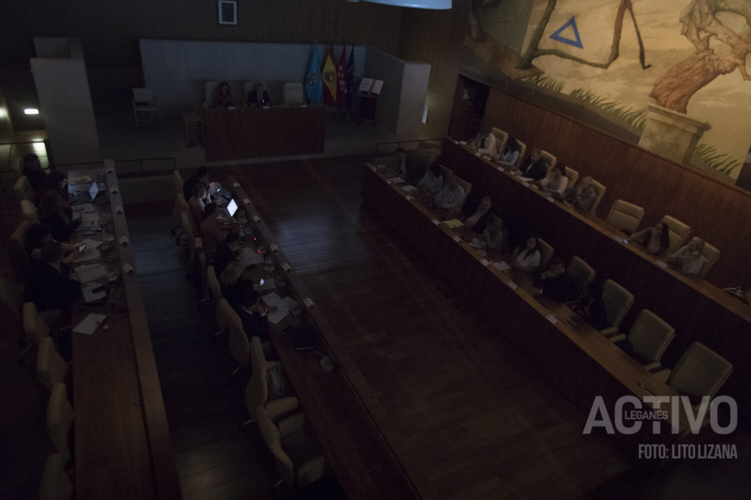 pleno leganés luz