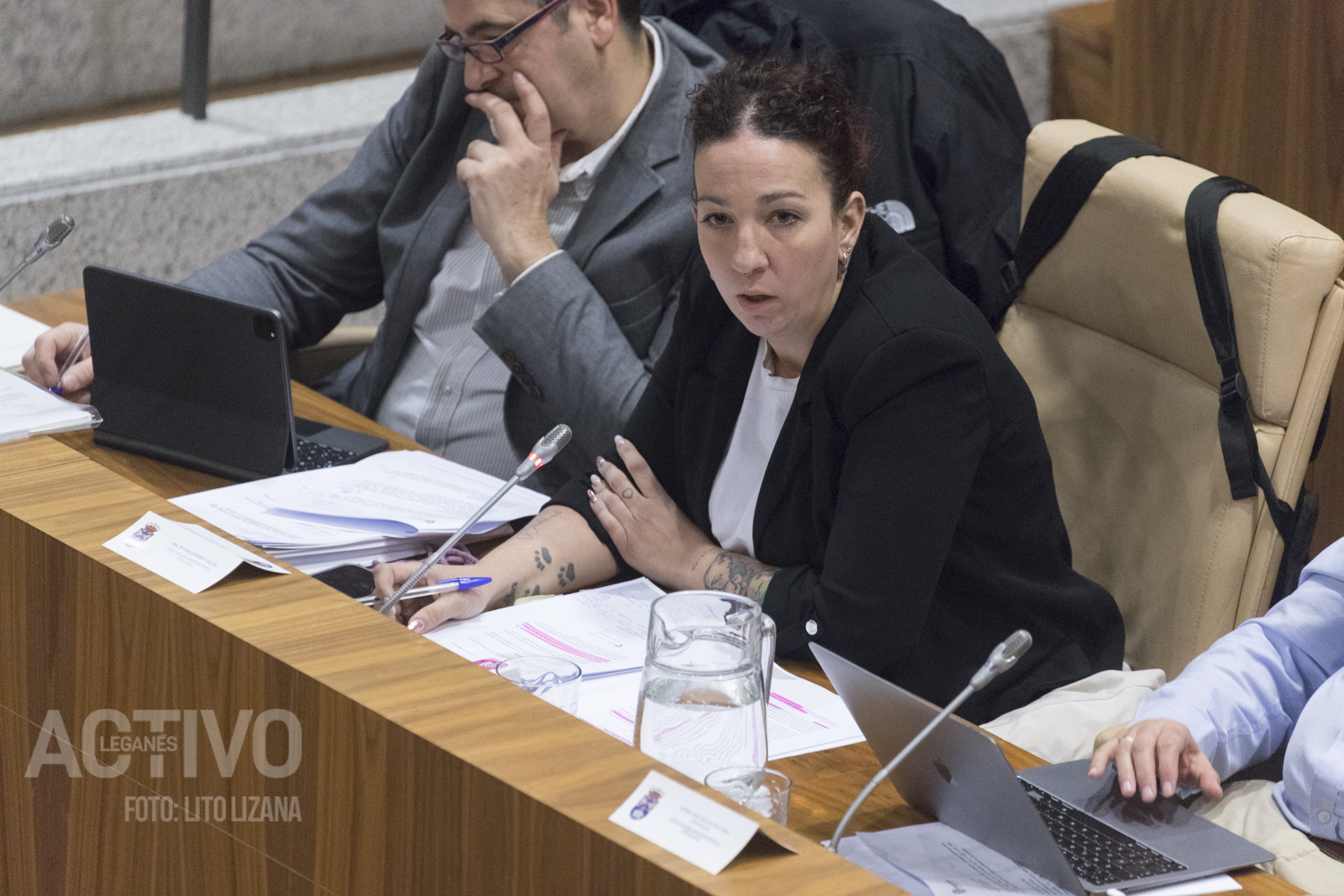 pleno leganes sara oviedo psoe