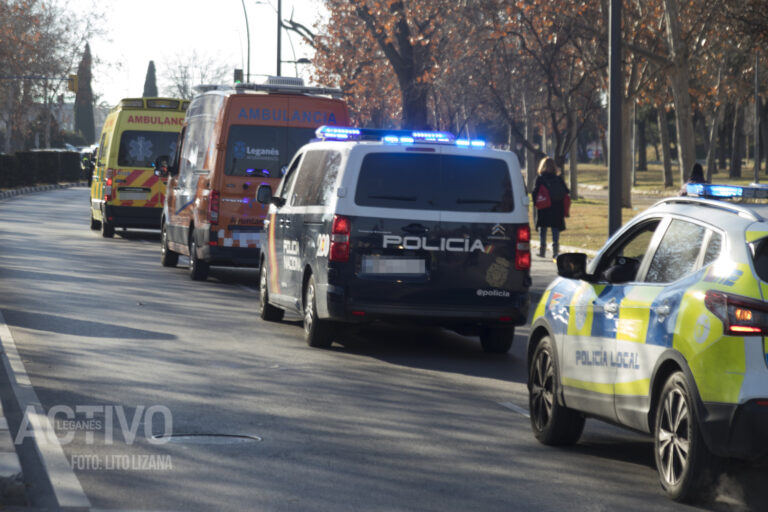 Una redada en Leganés acaba con una agente herida por una bala perdida