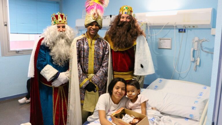Los pacientes del Hospital Severo Ochoa de Leganés vivieron la Navidad