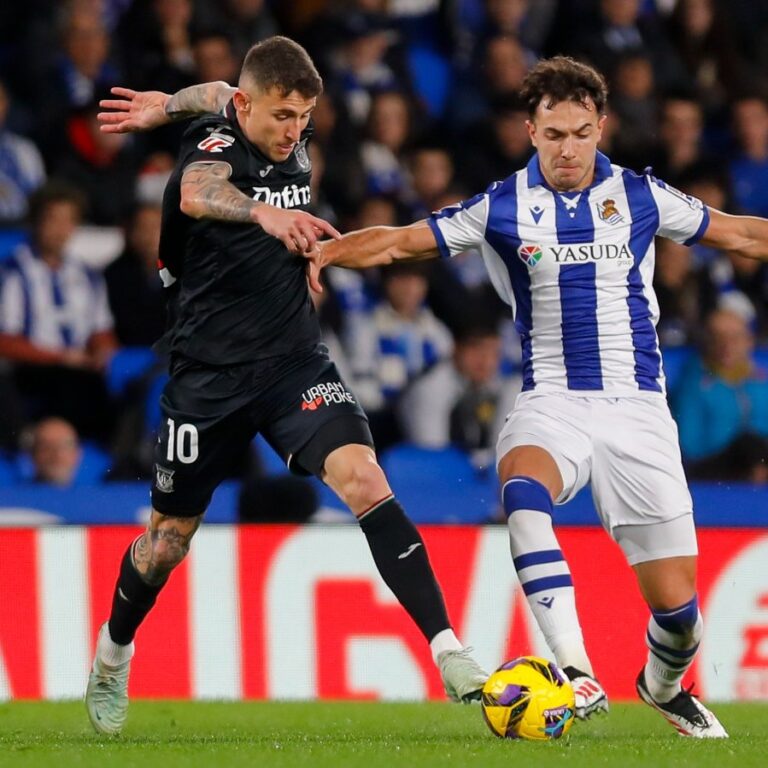 El CD Leganés cae ante la Real Sociedad