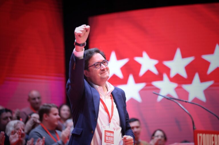 Óscar López muestra su proyecto en el Congreso de PSOE-M: «Bienvenidos a Leganés. Próxima estación: Sol»