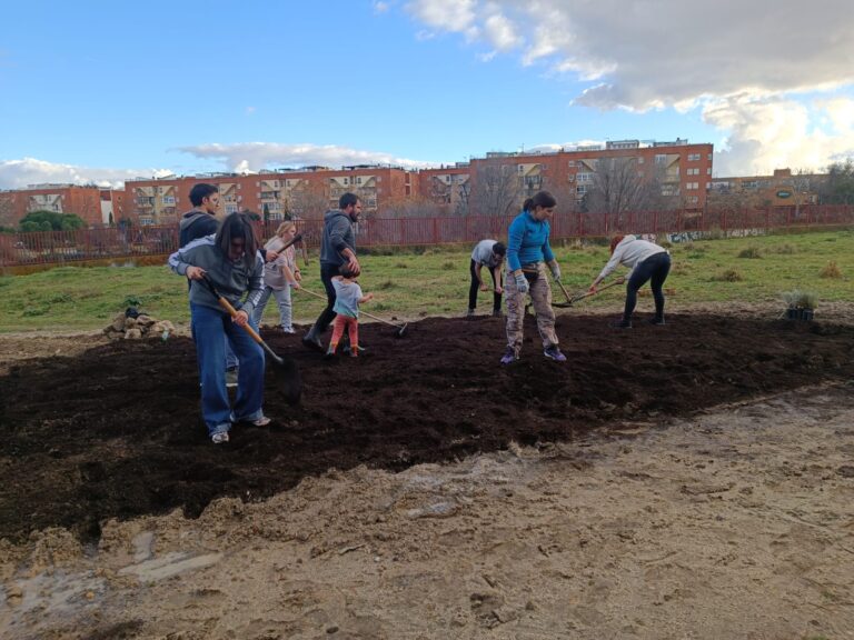 Voluntarios Dejóvenes trabajan en la recuperación de espacios naturales