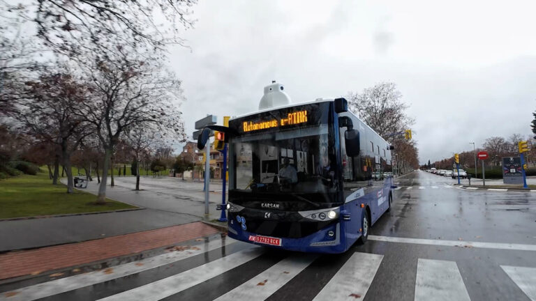 El autobús autónomo de Leganés ha transportado a 1.200 pasajeros