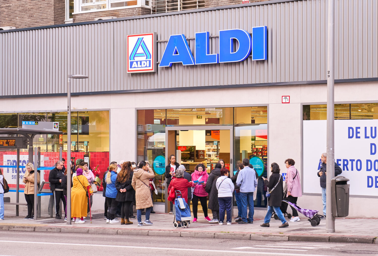 exterior ALDI madrid