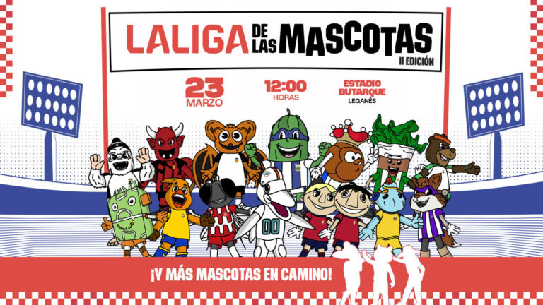 Espectáculo en Leganés: las mascotas de LALIGA se juegan el título en Butarque