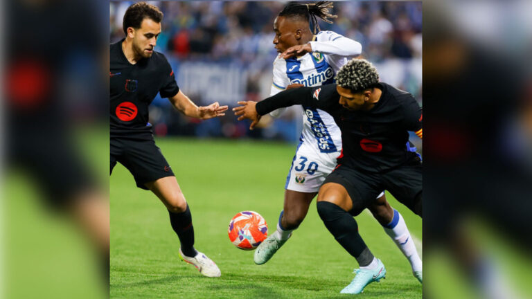 El CD Leganés planta cara al Barcelona en Butarque pese a la derrota