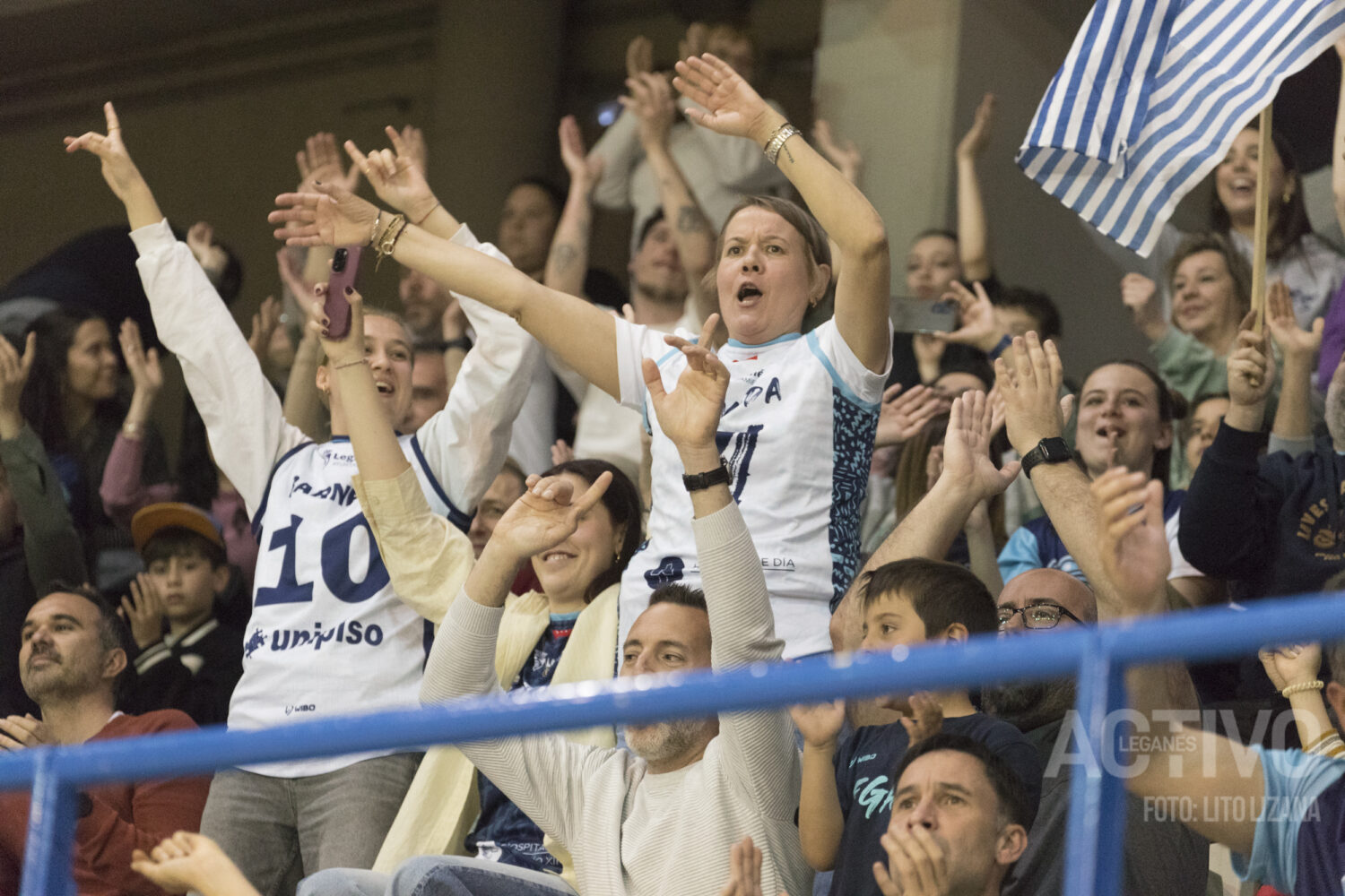 ascenso baloncesto leganes celebración