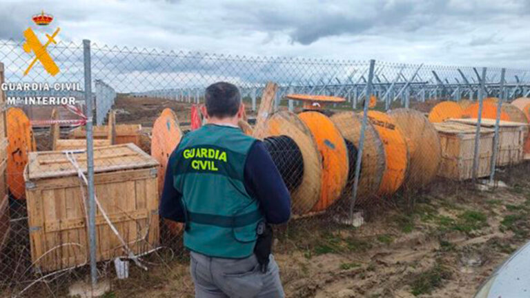 Detenidos por robar cobre en Segovia para venderlo en un centro de reciclaje de Leganés