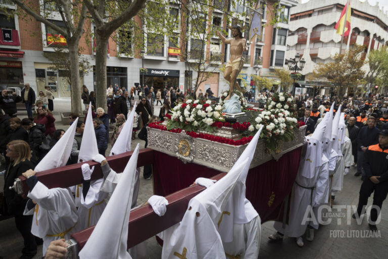 Así fue el cierre de la Semana Santa 2025 en Leganés: Cristo Resucitado en fotos
