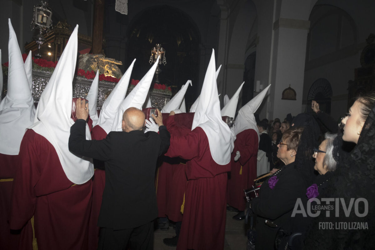 viernes santo barbacana virgen soledad Cristo de la Pasión Leganés