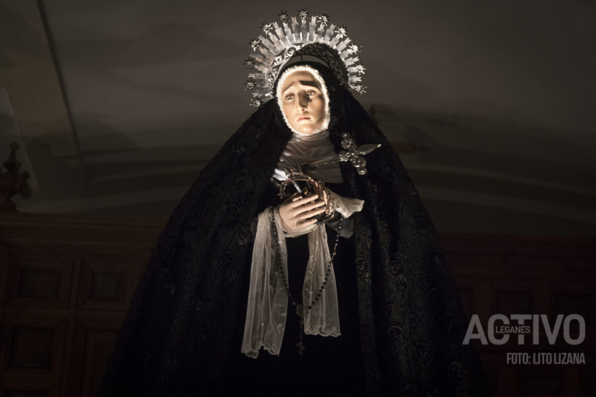 viernes santo barbacana virgen soledad Cristo de la Pasión Leganés