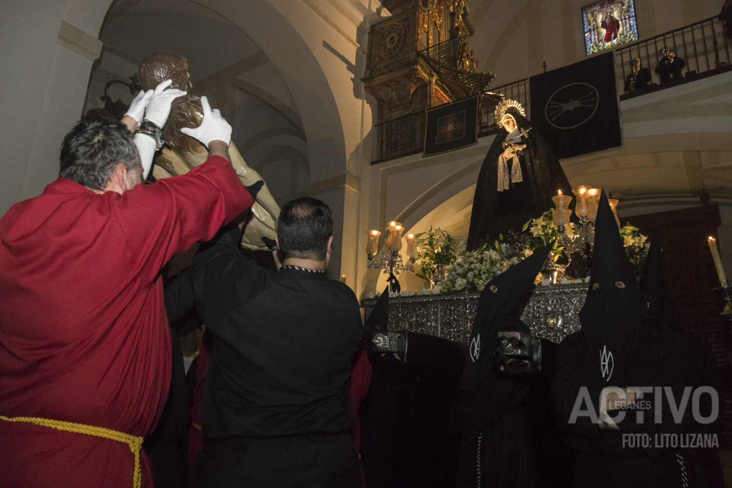 viernes santo barbacana virgen soledad Cristo de la Pasión Leganés