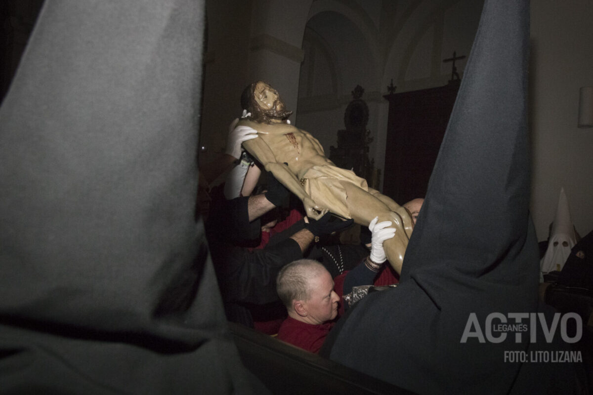 viernes santo barbacana virgen soledad Cristo de la Pasión Leganés
