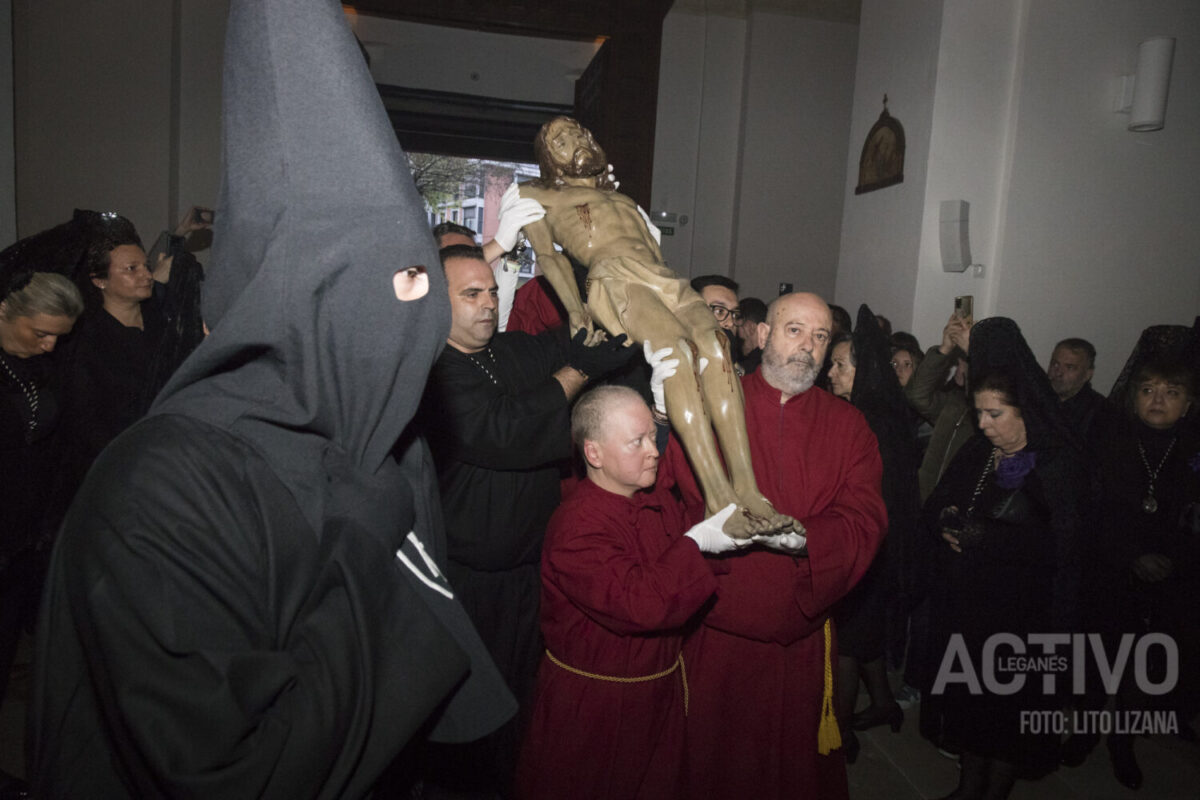 viernes santo barbacana virgen soledad Cristo de la Pasión Leganés