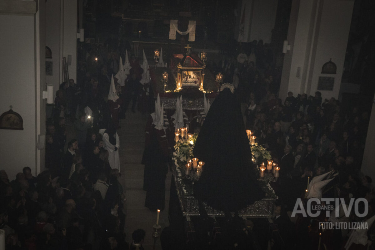 viernes santo barbacana virgen soledad Cristo de la Pasión Leganés