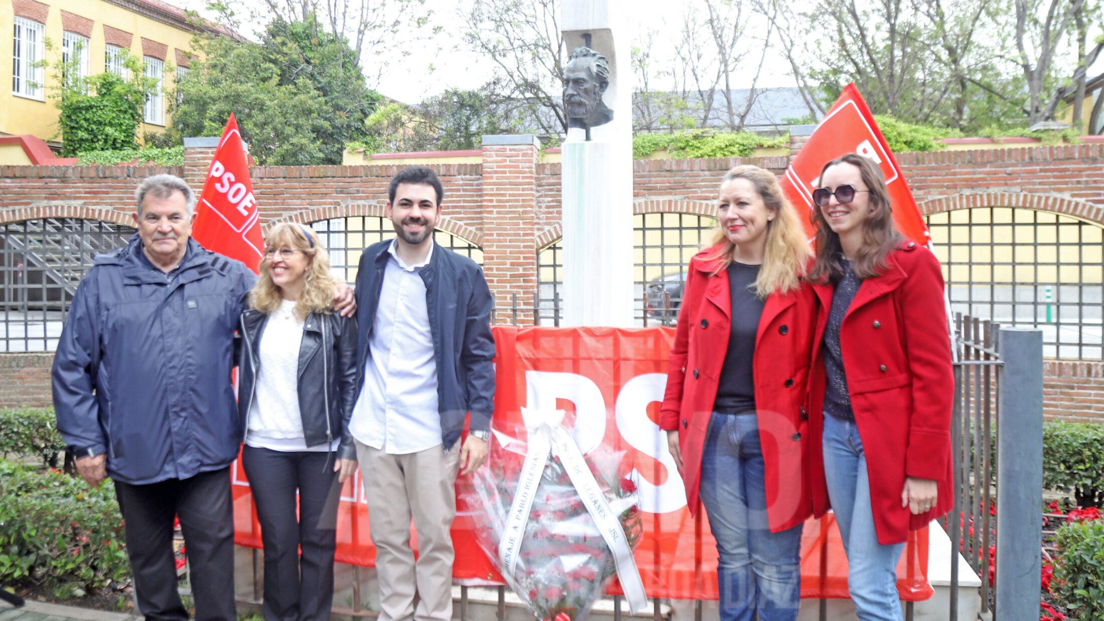 homenaje pablo iglesias psoe leganes 2025