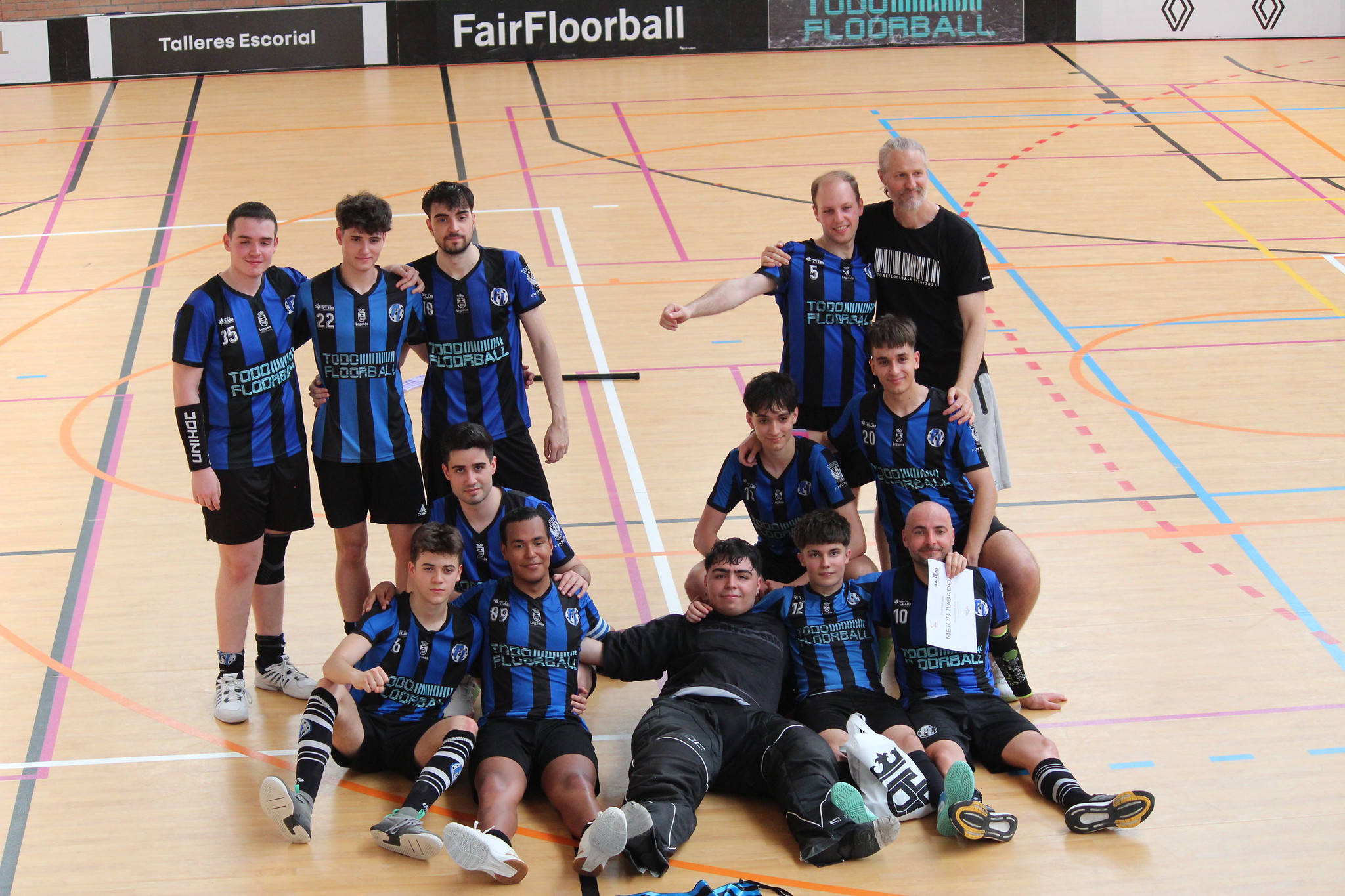 Floorball Leganés campeon liga oro 2025