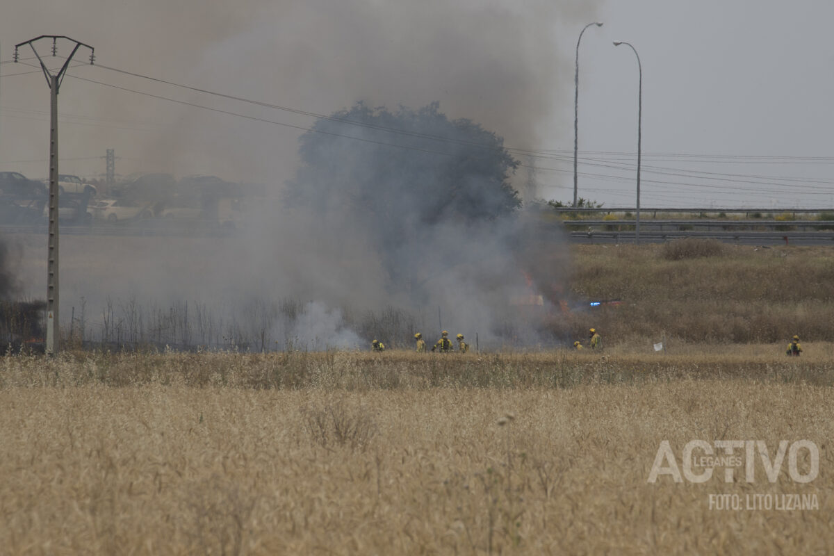 incendio en leganes