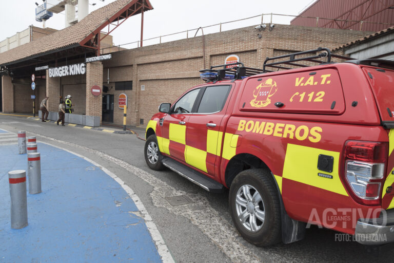 Alarma en Burger King de Parquesur (Leganés) por un incendio