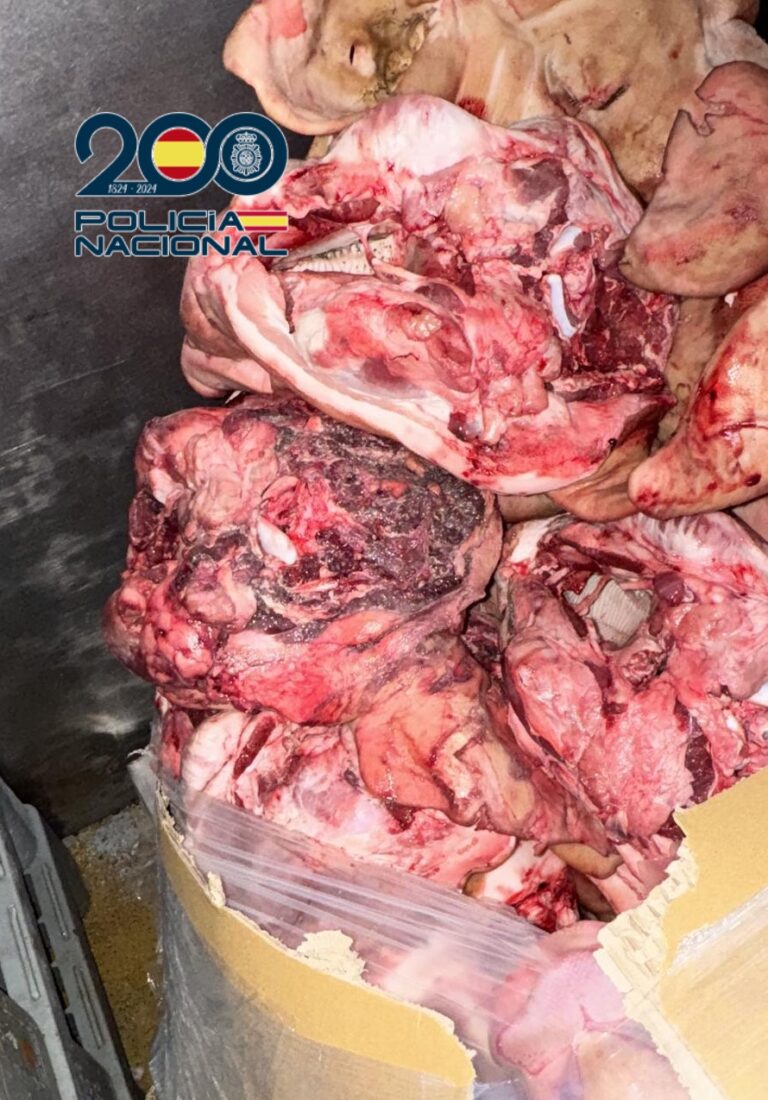 Vendía carne podrida como fresca: detenido un empresario de Leganés
