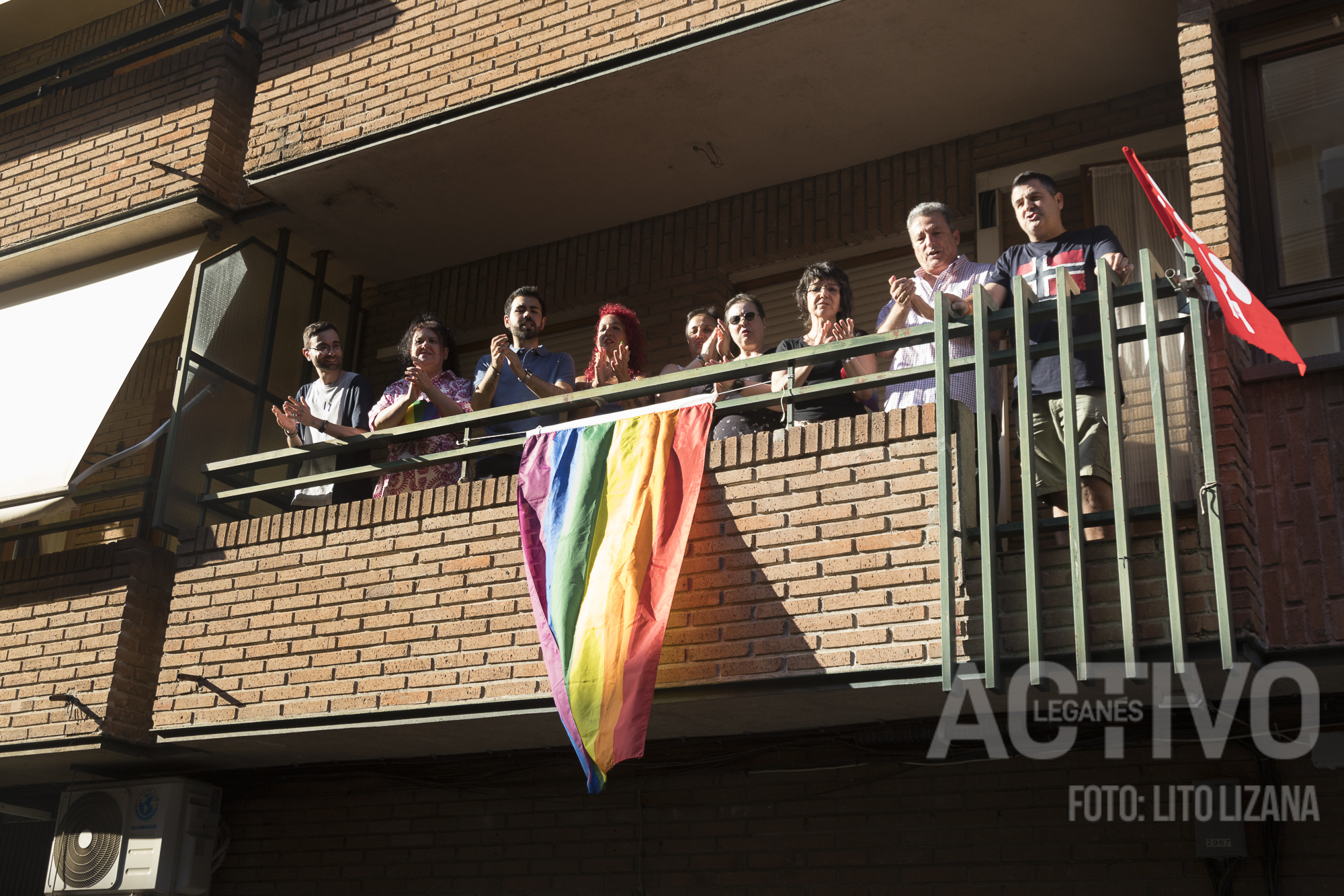 bandera lgtbi sede psoe leganes