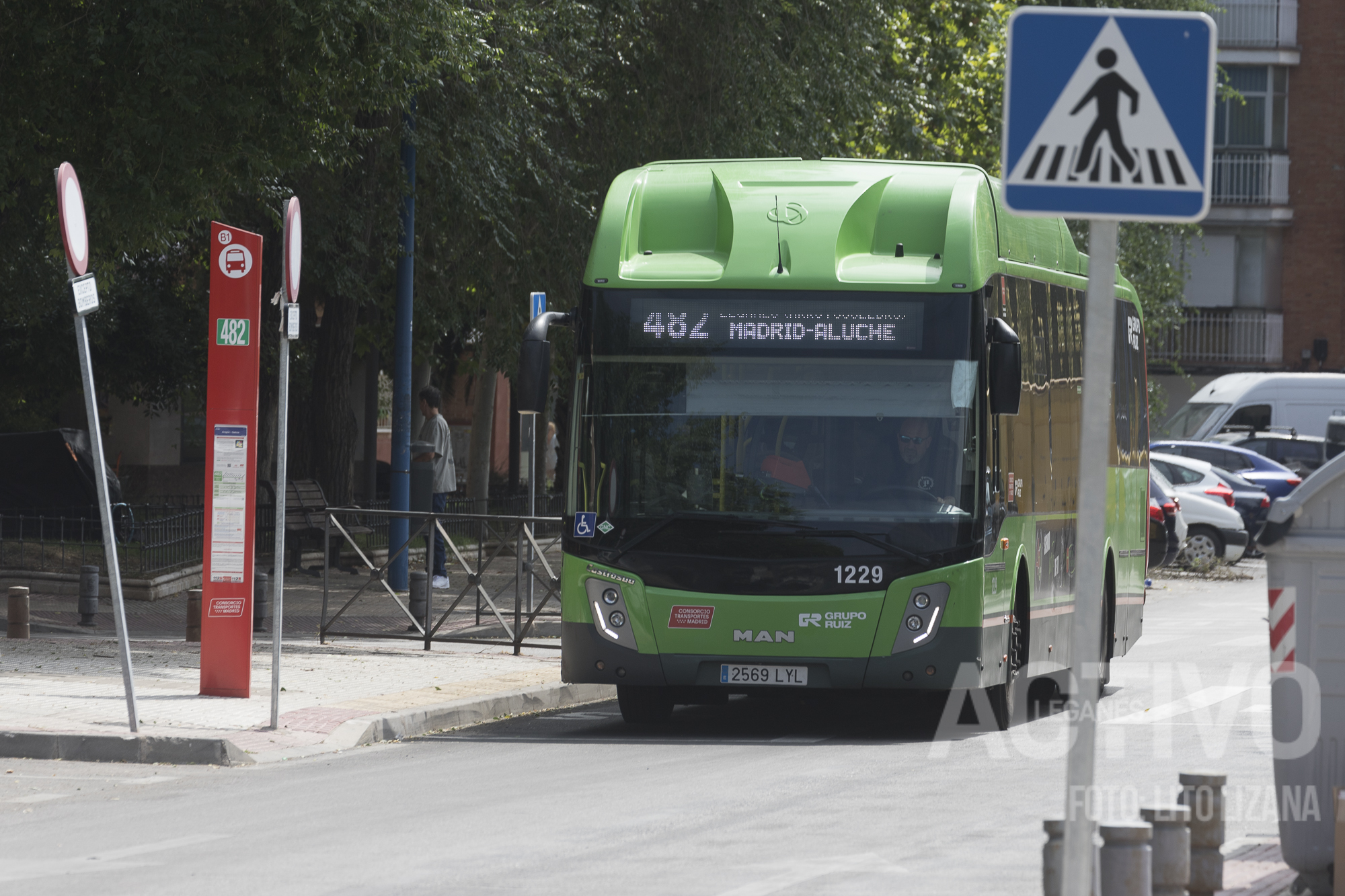 autobus autobuses leganes san nicasio