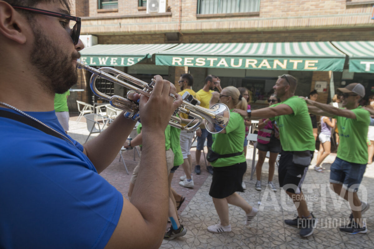 pasacalles peñas fiestas butarque leganes