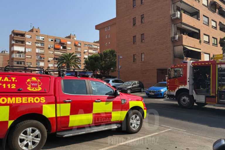 Susto en Leganés por un incendio doméstico controlado antes de la llegada de los bomberos