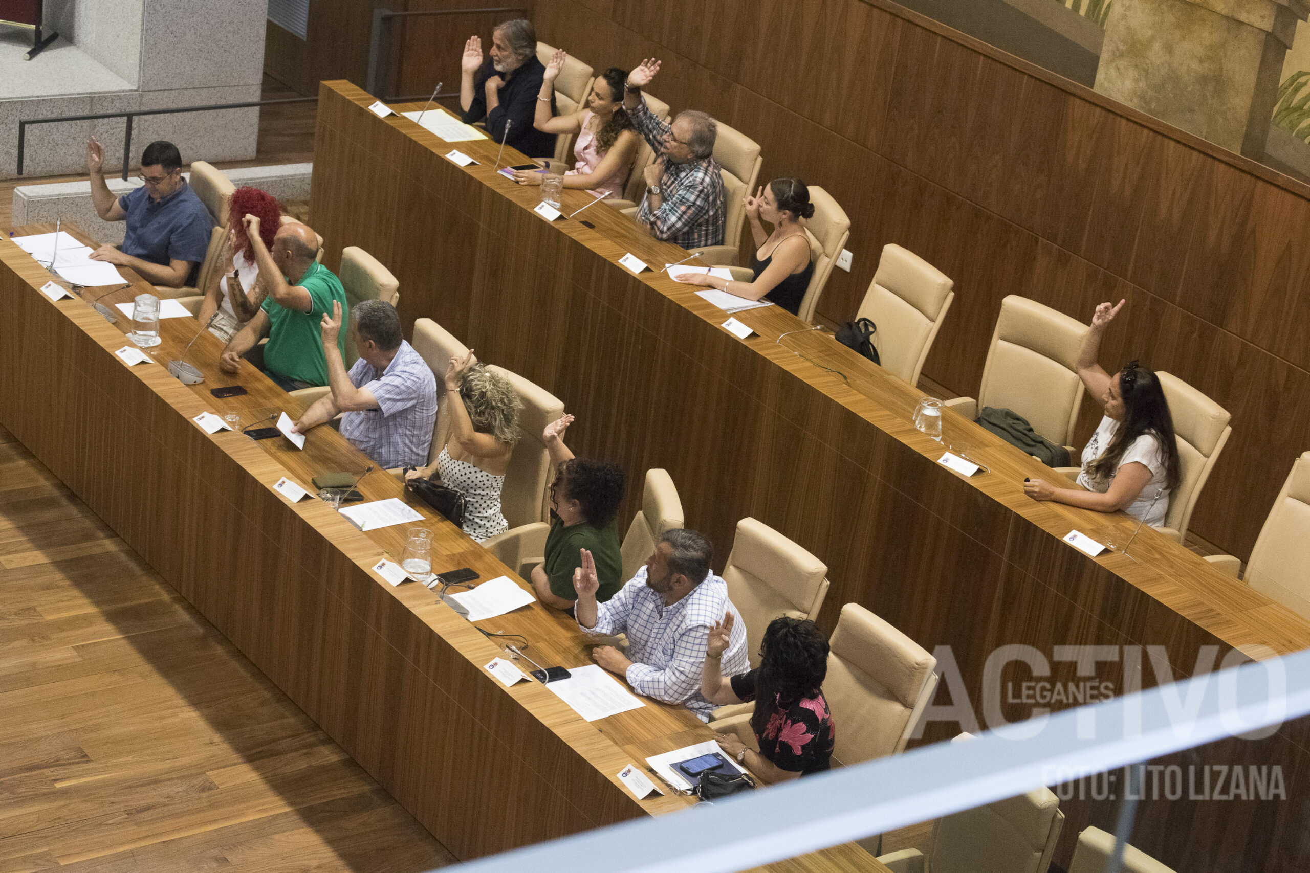 oposicion no votando votacion pleno