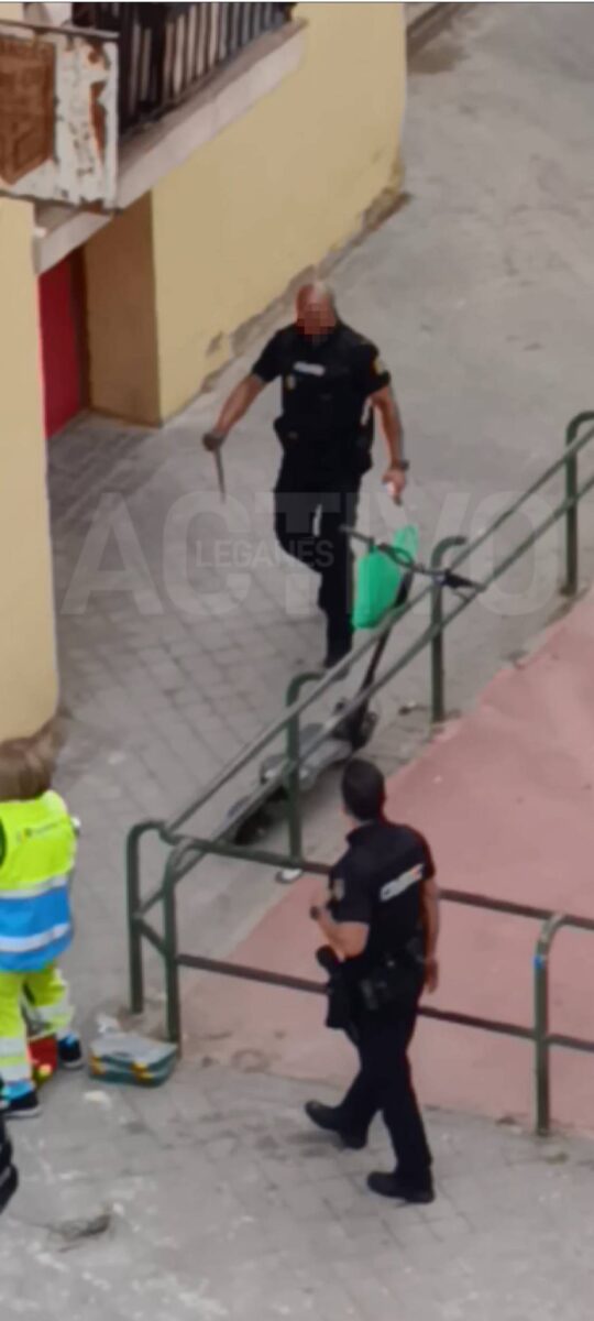 apuñalamiento leganes cuchillo