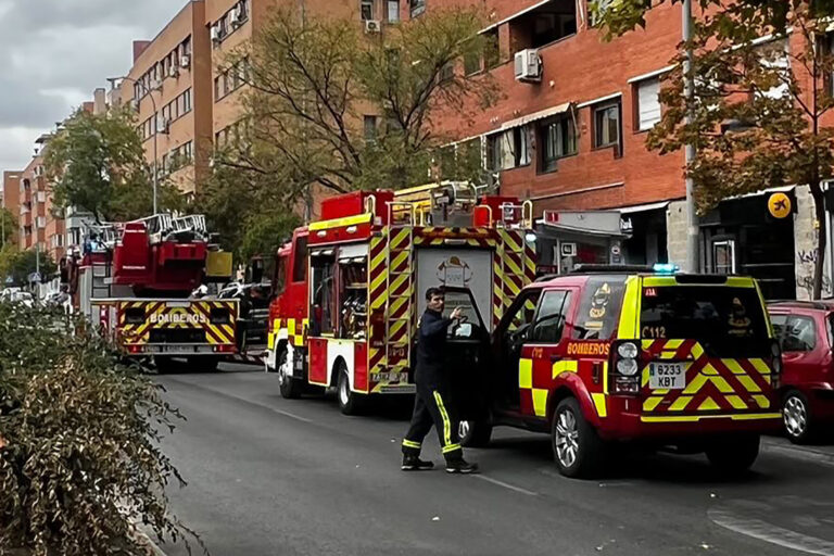 Desalojado un restaurante de Leganés Norte por un pequeño incendio en la cocina
