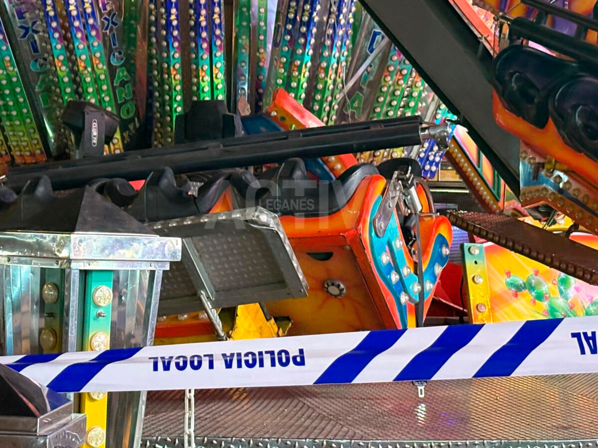 Accidente en uno de los brazos del Mexicano XXL en la Feria de San Nicasio