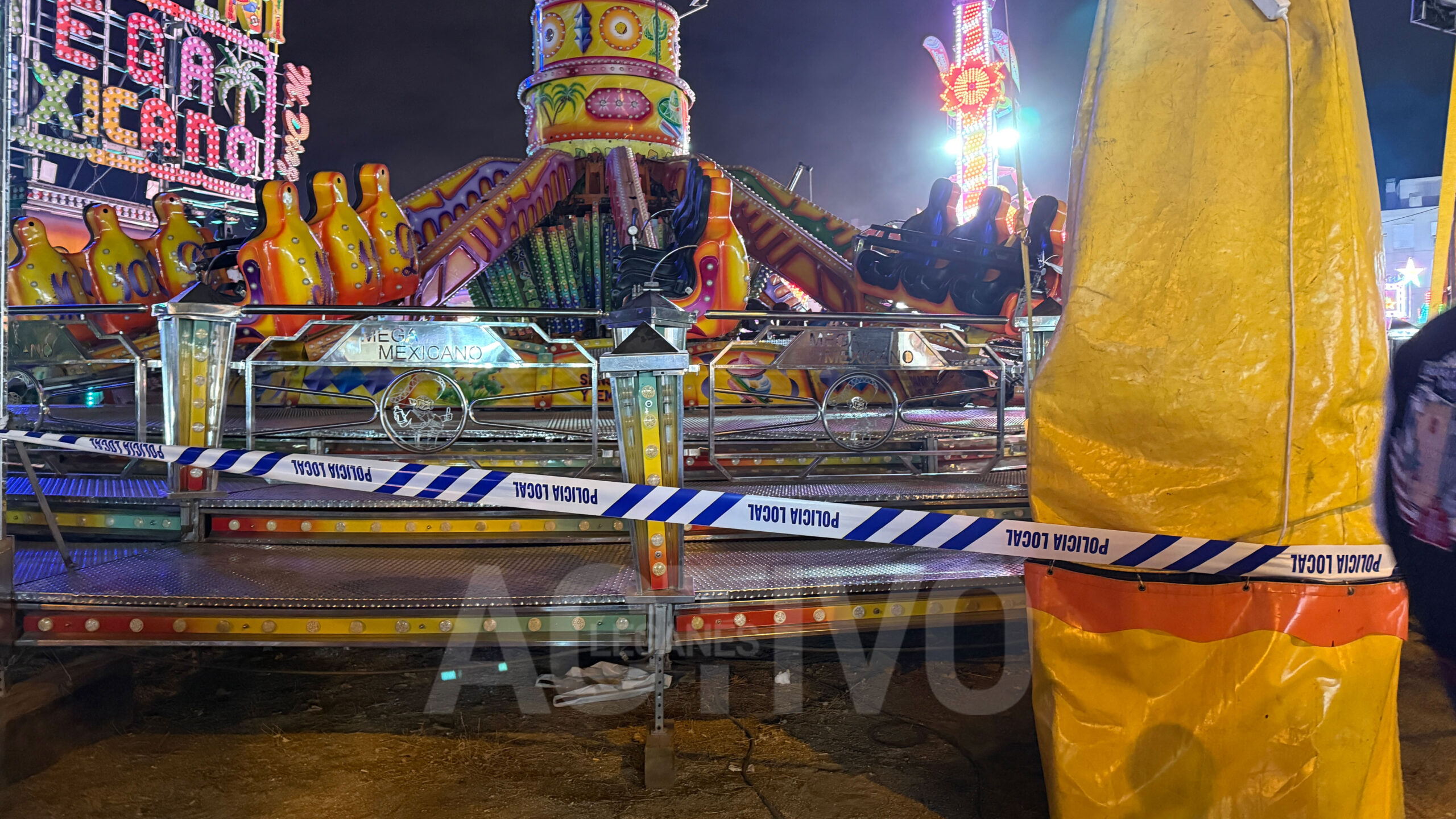 Accidente en uno de los brazos del Mexicano XXL en la Feria de San Nicasio