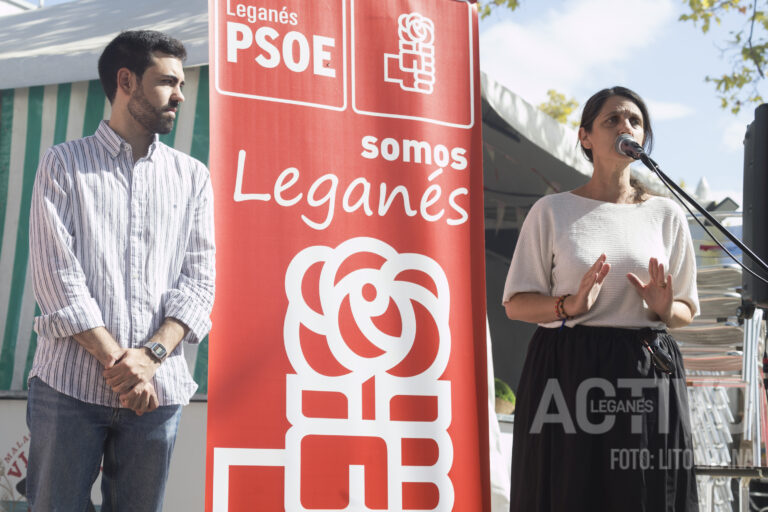 Pilar Sánchez-Acera (PSOE-M), contundente en Leganés: «El proyecto del PP está gripado»
