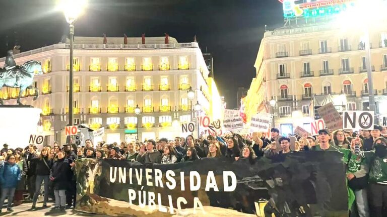 Más de 50.000 personas en Madrid: el campus de Leganés se suma a la mayor huelga por la universidad pública