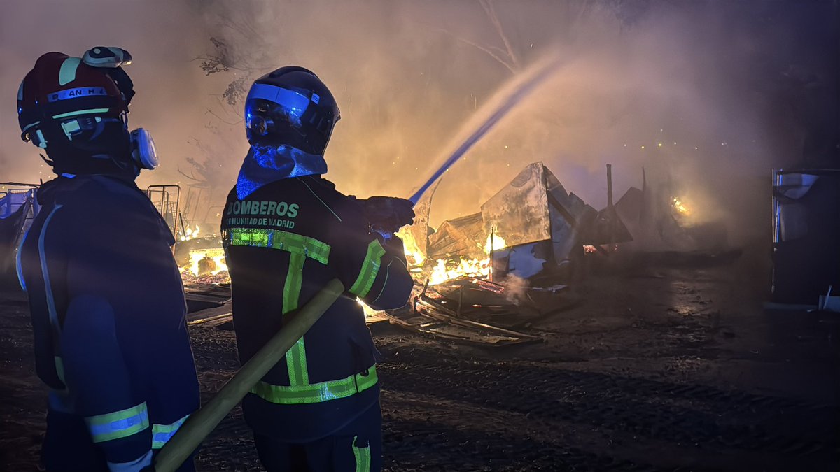 incendio chabolas leganes