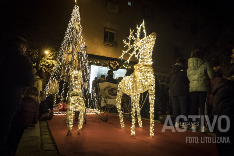 Trabenco inaugura la Navidad de Leganés con su iluminación especial