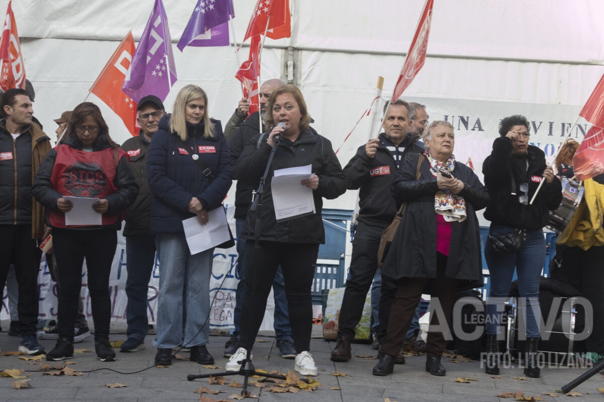 concentración vivienda digna Leganés