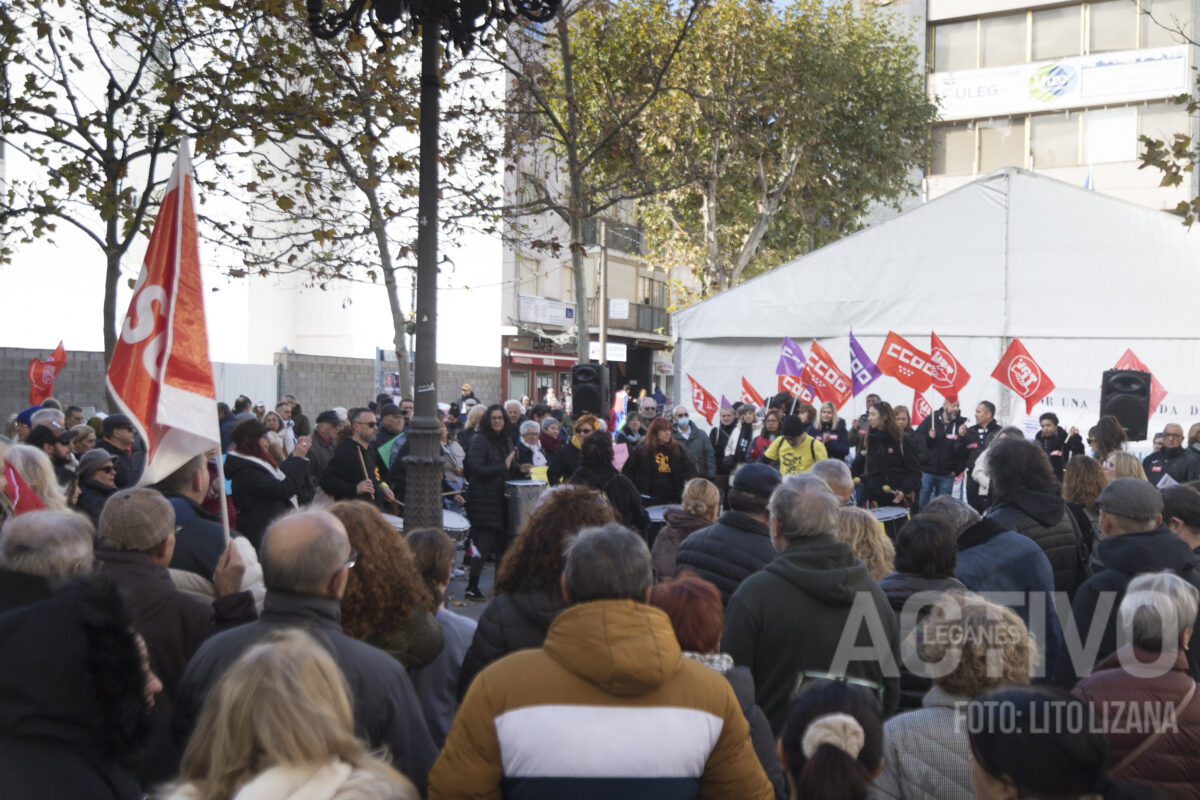 concentración vivienda digna Leganés