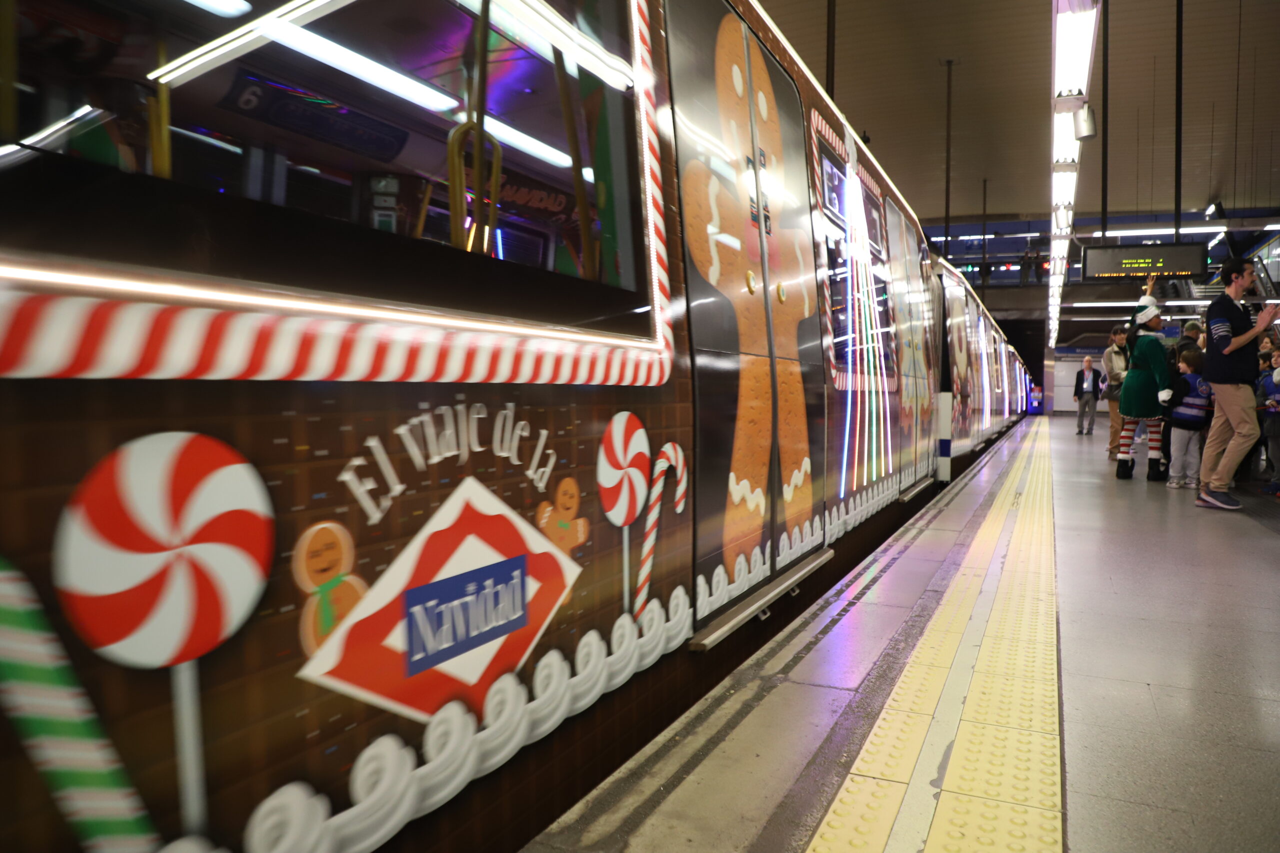 el tren de la navidad metro de madrid