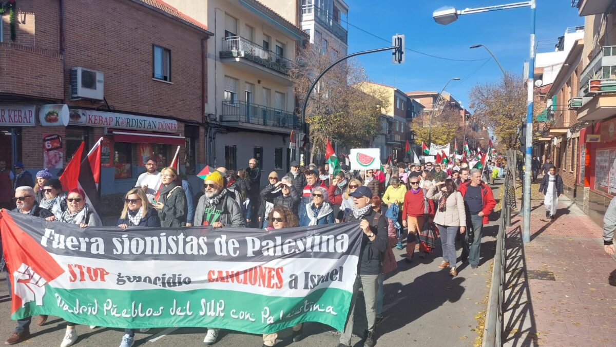 marcha palestina leganes getafe
