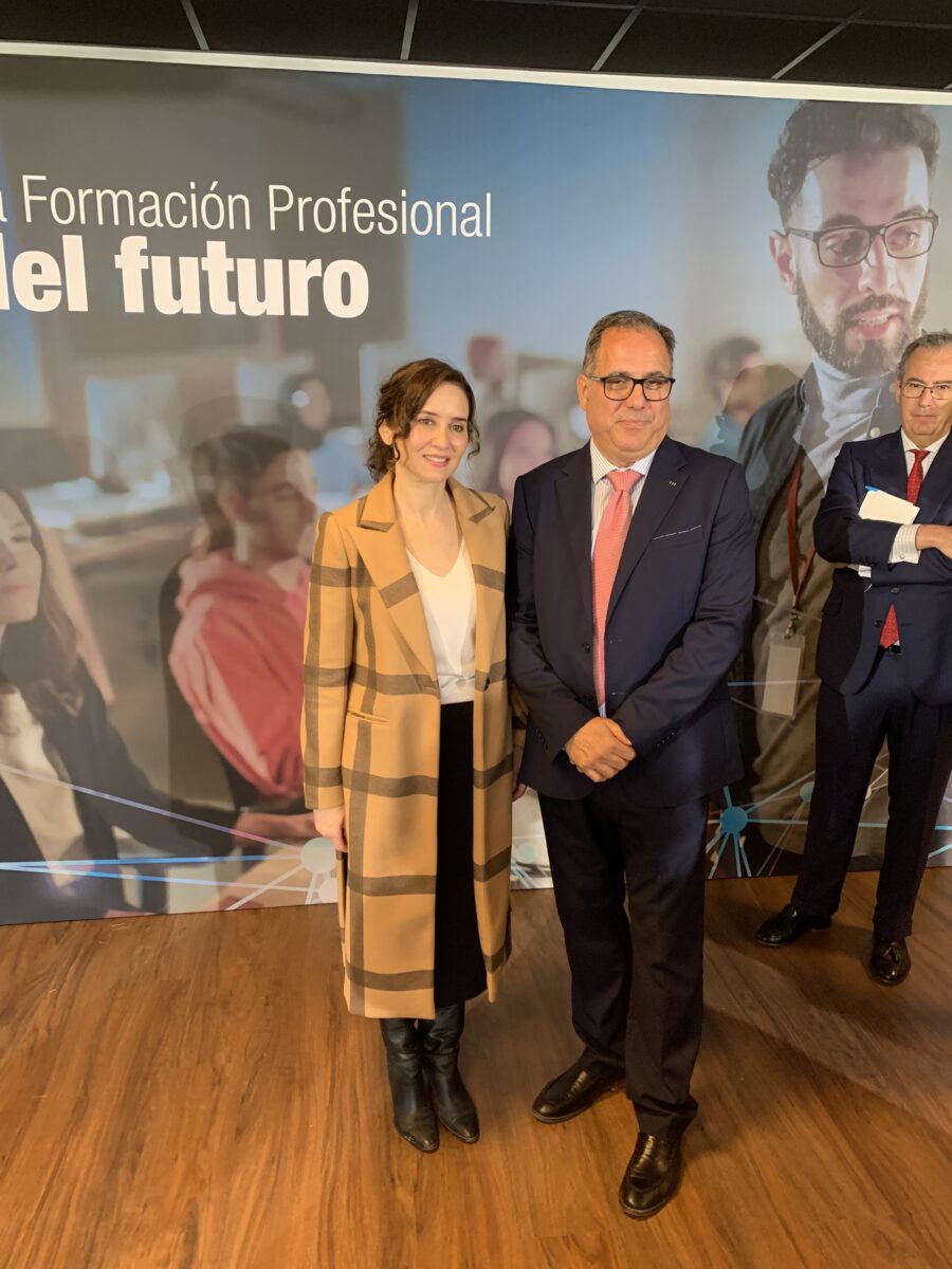 Isabel Díaz Ayuso y Juan Carlos Morales.