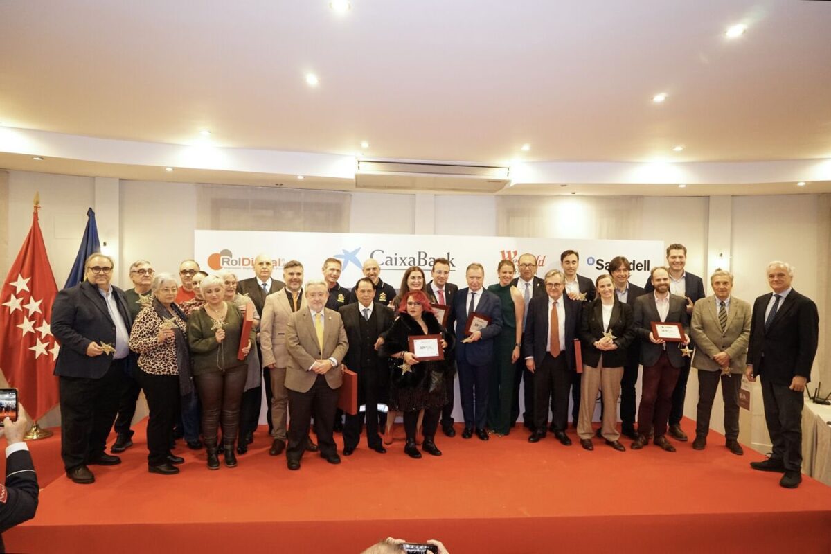 Premiados en los XIV Premios Ciudad de Leganés organizados por UNELE