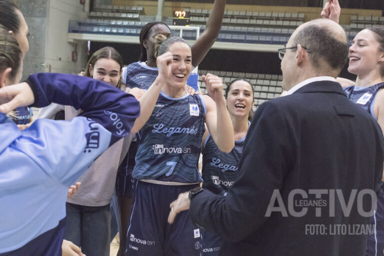 “El equipo se lo merece”: la voz de María Espín tras la noche histórica del Baloncesto Leganés