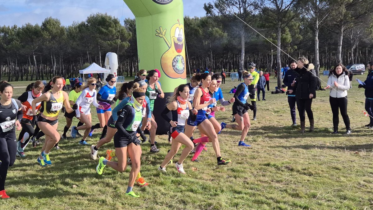 Salida de la categoría femenina del XL Cross de Leganés.
